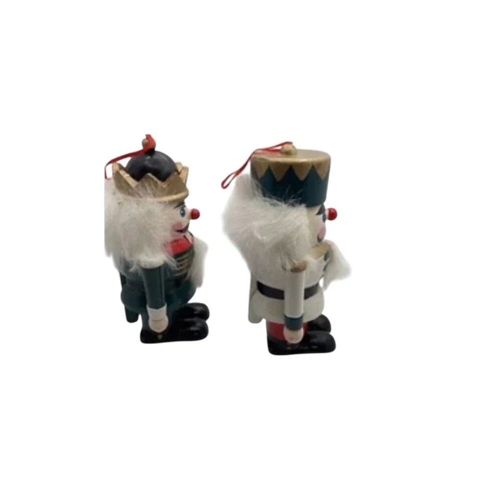 Vintage Nutcrackers  From 90’s, Set Of 2. King Toy Soldier 6 In Tall